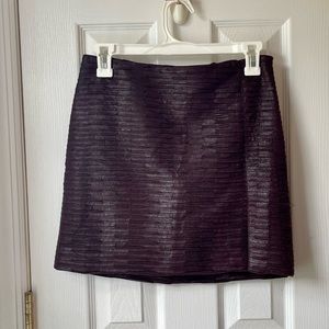 Mini Leather Skirt